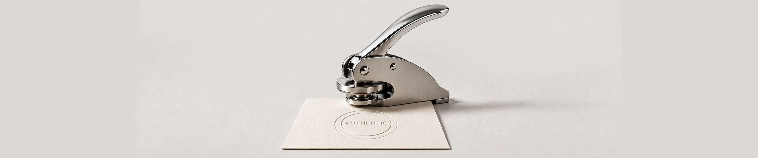 Authentic stamp representing E-E-A-T, credibility and trustworthiness in AI generated content